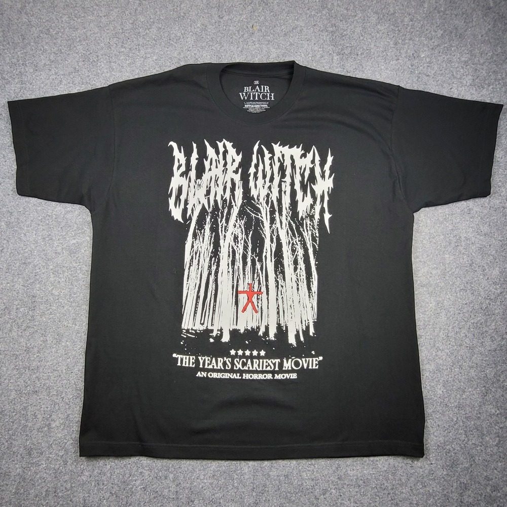 Ripple Junction Blair Witch Project T-Shirt Mens 2XL Black Horror Movie Graphic